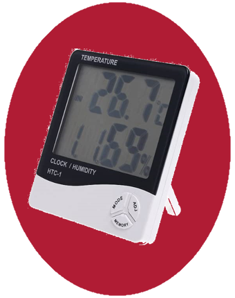 LCD Digital Temperature & Humidity Meter HTC-1 H596